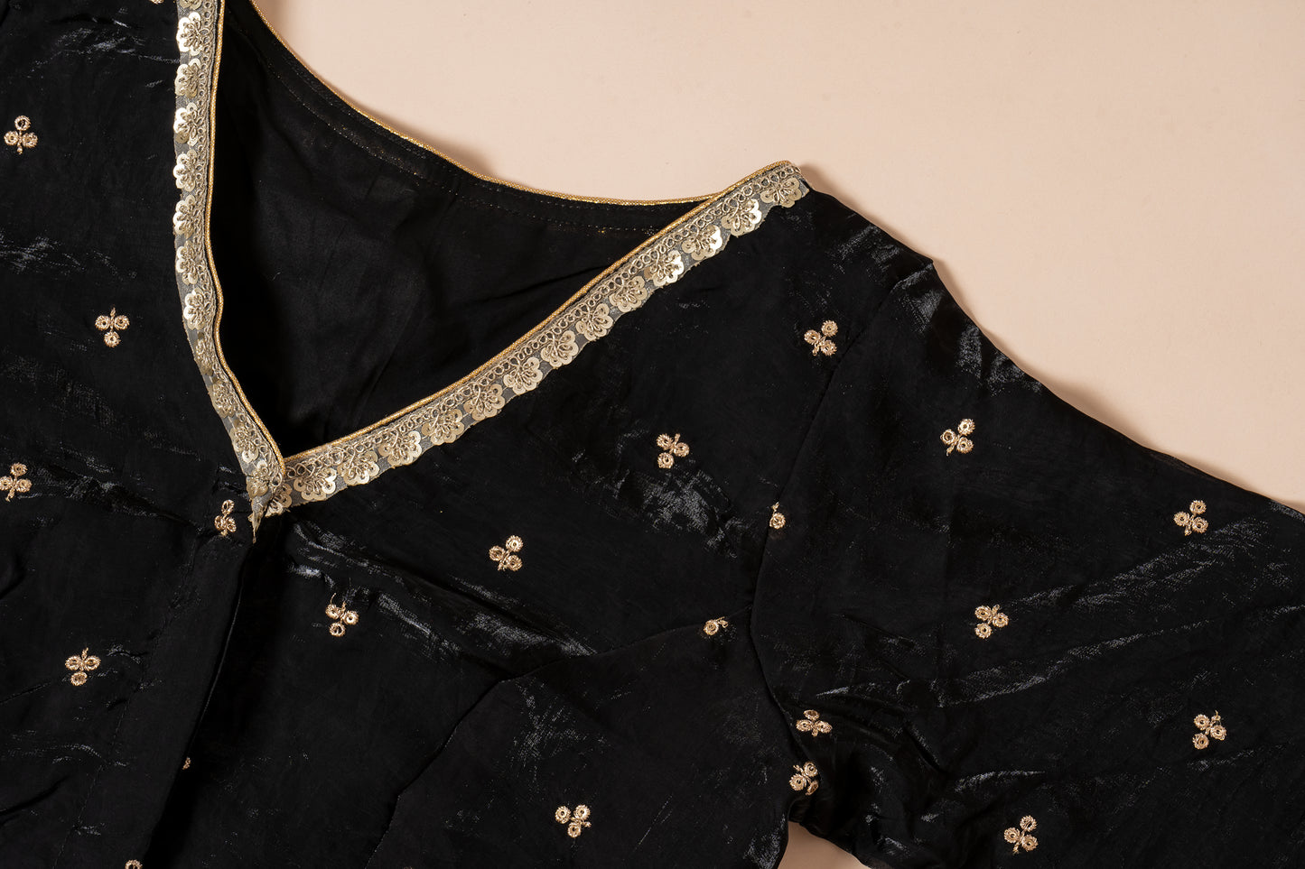 Pakhna Black party wear saree