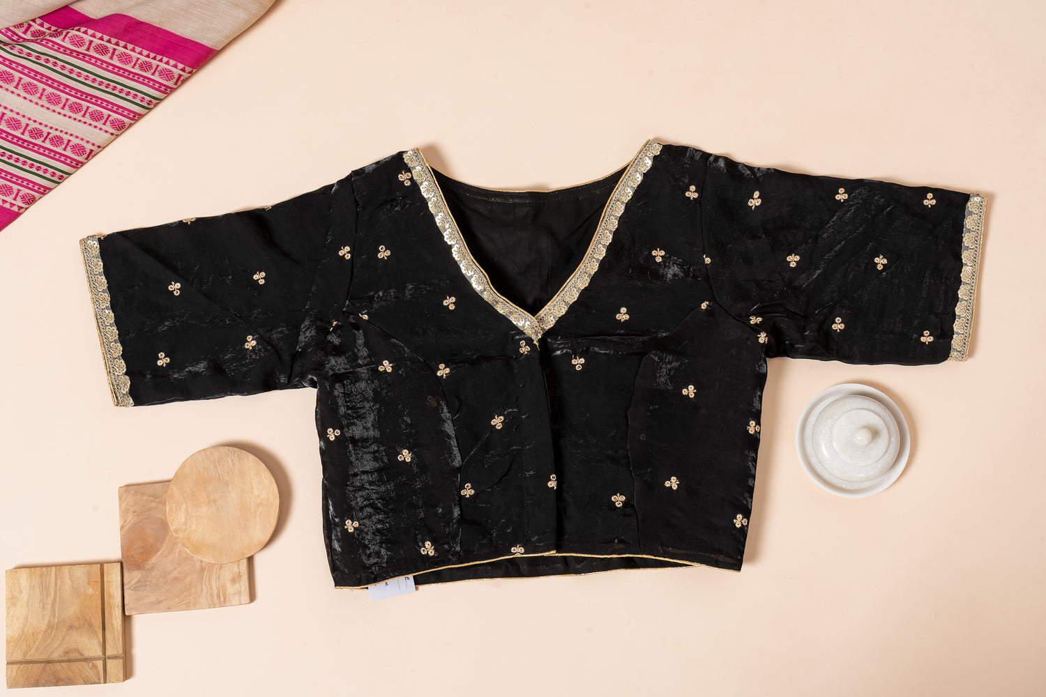 Pakhna Black party wear saree