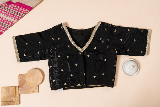 Pakhna Black party wear saree