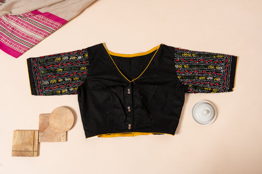 Pakhna  hand Kantha stitch blouse