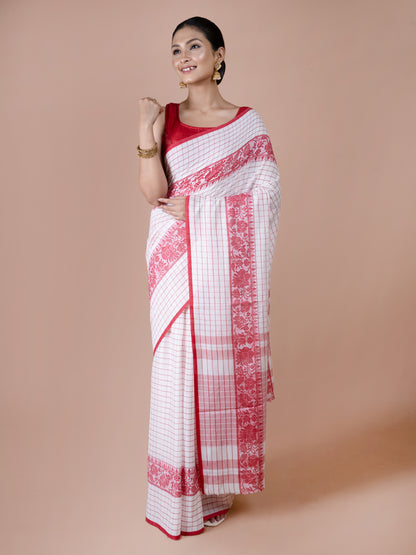 Sada Lal Dhanekhali Saree
