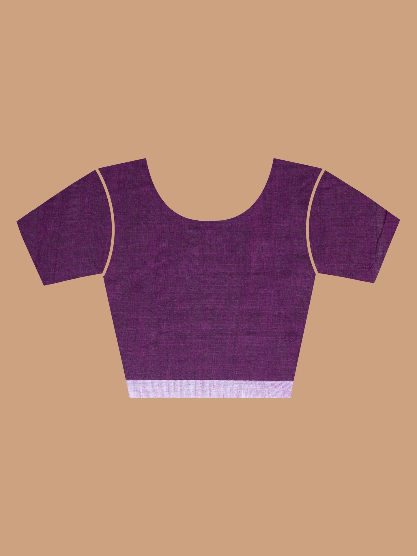 Purple Story Cotton Jamdani Saree