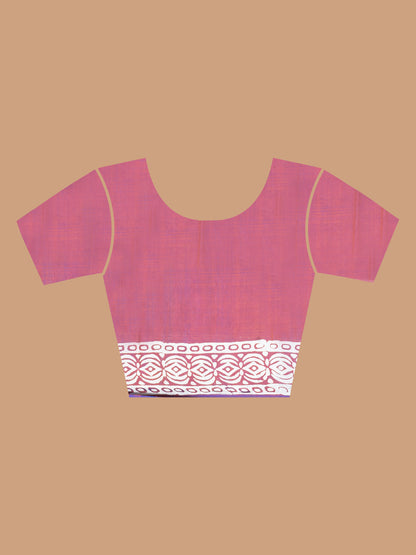Violet Glitz Murshidabad Silk Saree