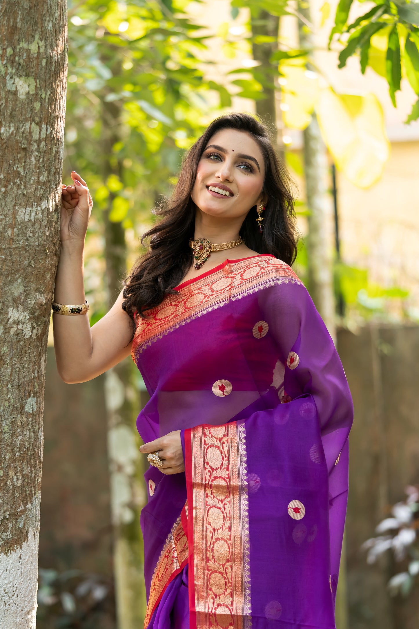 Pakhna pure Kora Banarasi saree