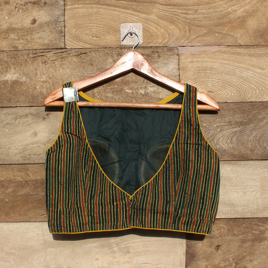 Ajrakh Handblock printed Blouse