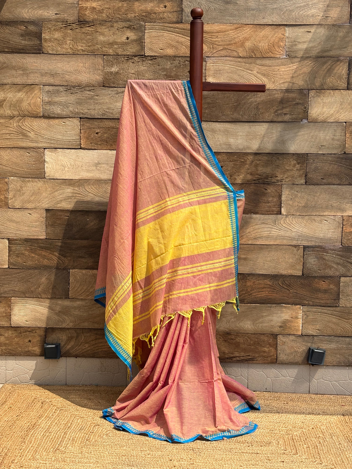 Pure Cotton Dhonekhali Saree 2