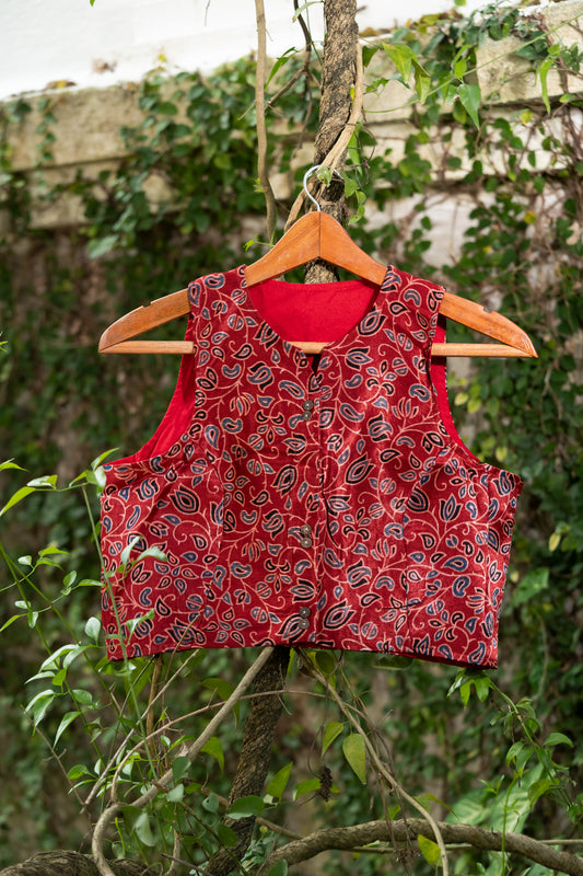 Pakhna semi modal printed blouse