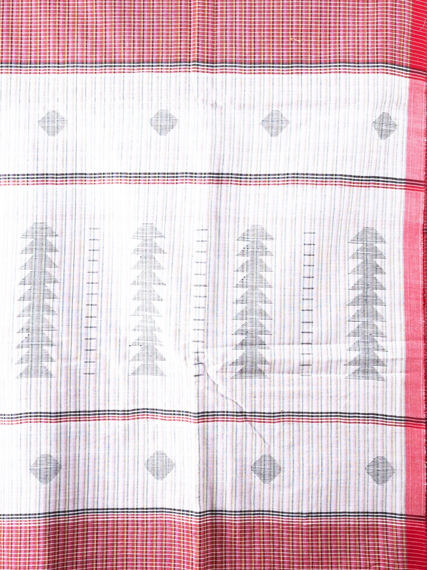 Gamcha Print Cotton Saree