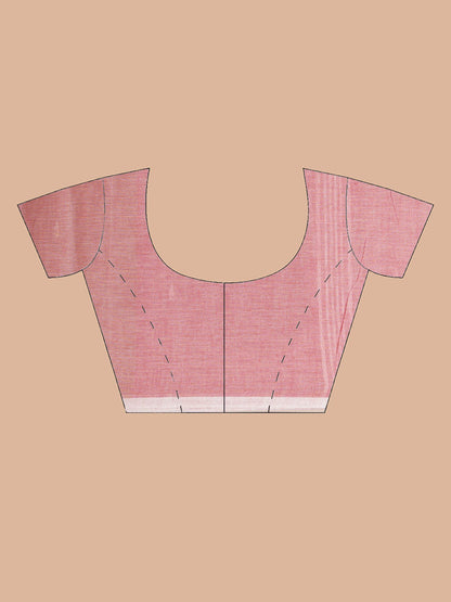DUSTED ROSE PHULIA SOFT COTTON JAMDANI