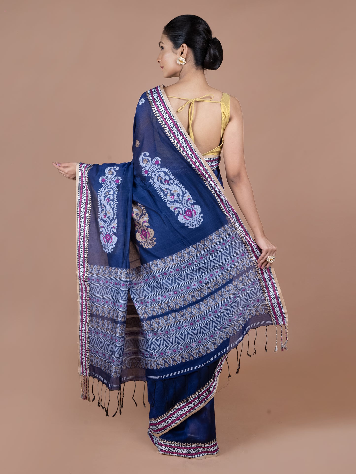 Midnight Dream Mercerised Cotton Saree