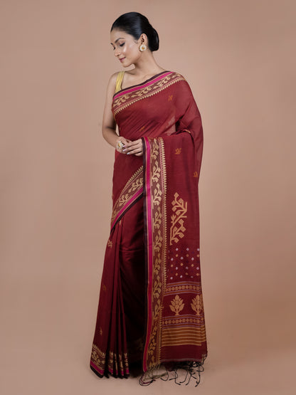 Shakti Sutra Mercerized Cotton Saree