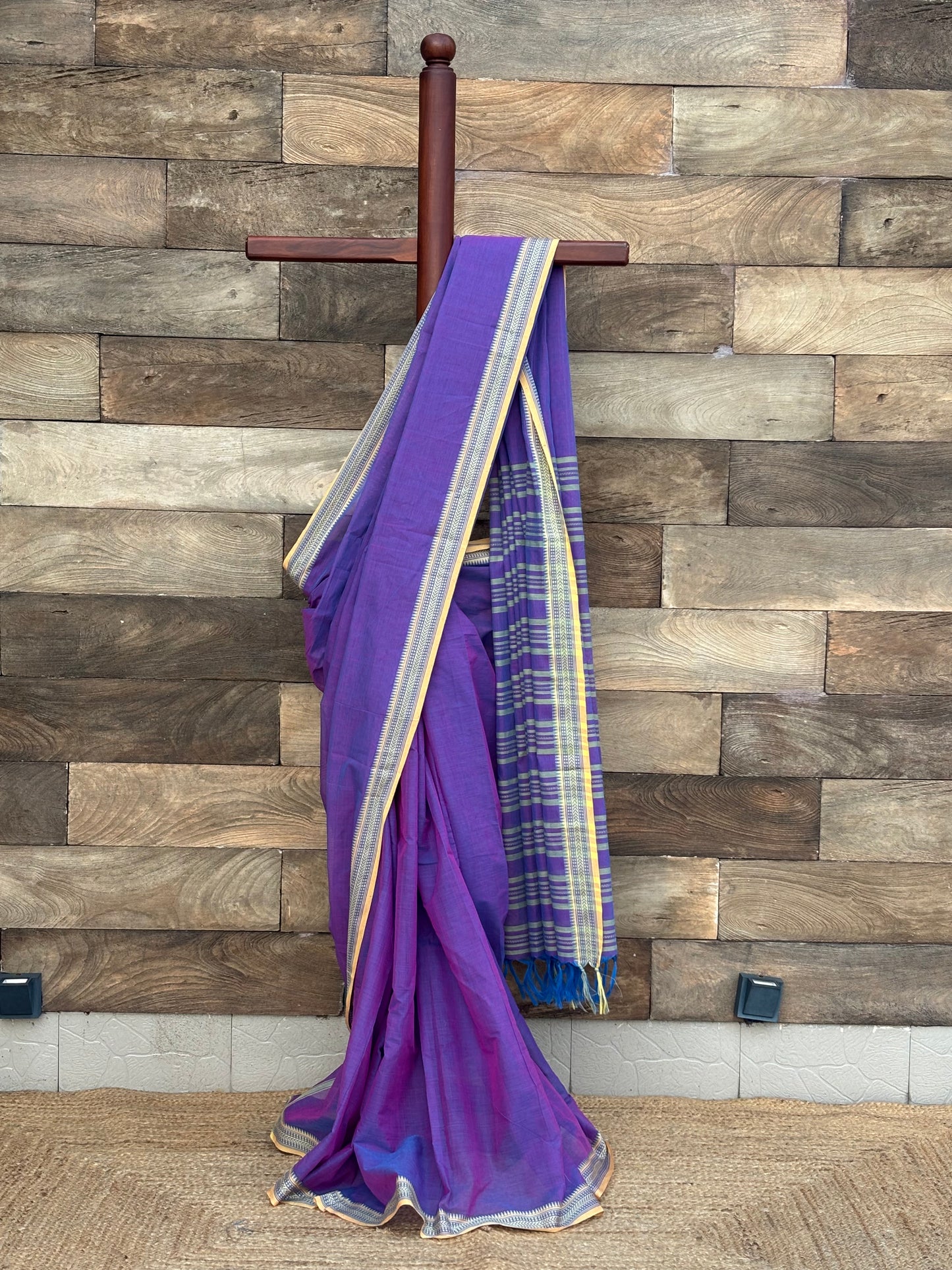 Pure Cotton  Handwoven  Saree