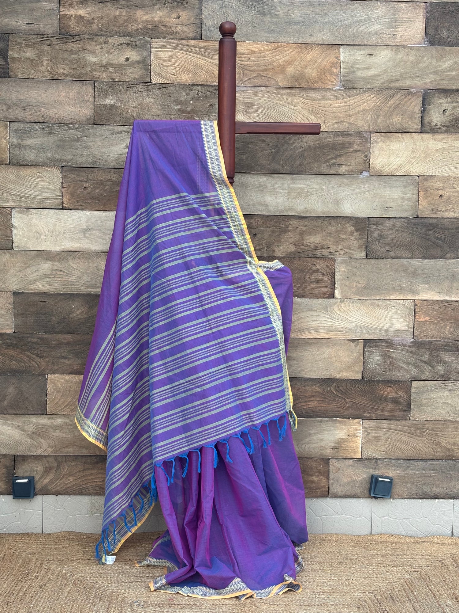 Pure Cotton  Handwoven  Saree