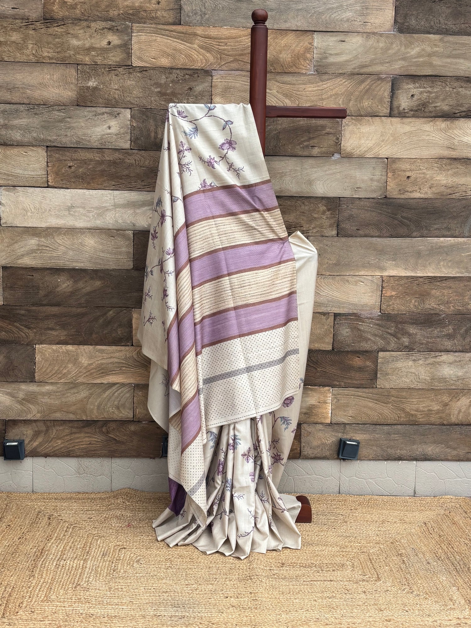Fancy Crape printed Saree