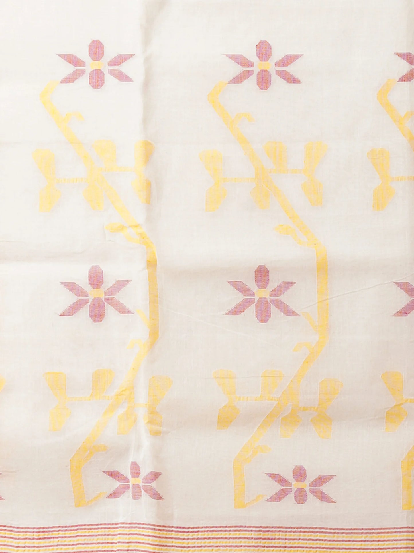 SUBHRA PURE COTTON BENGAL JAMDANI SAREE