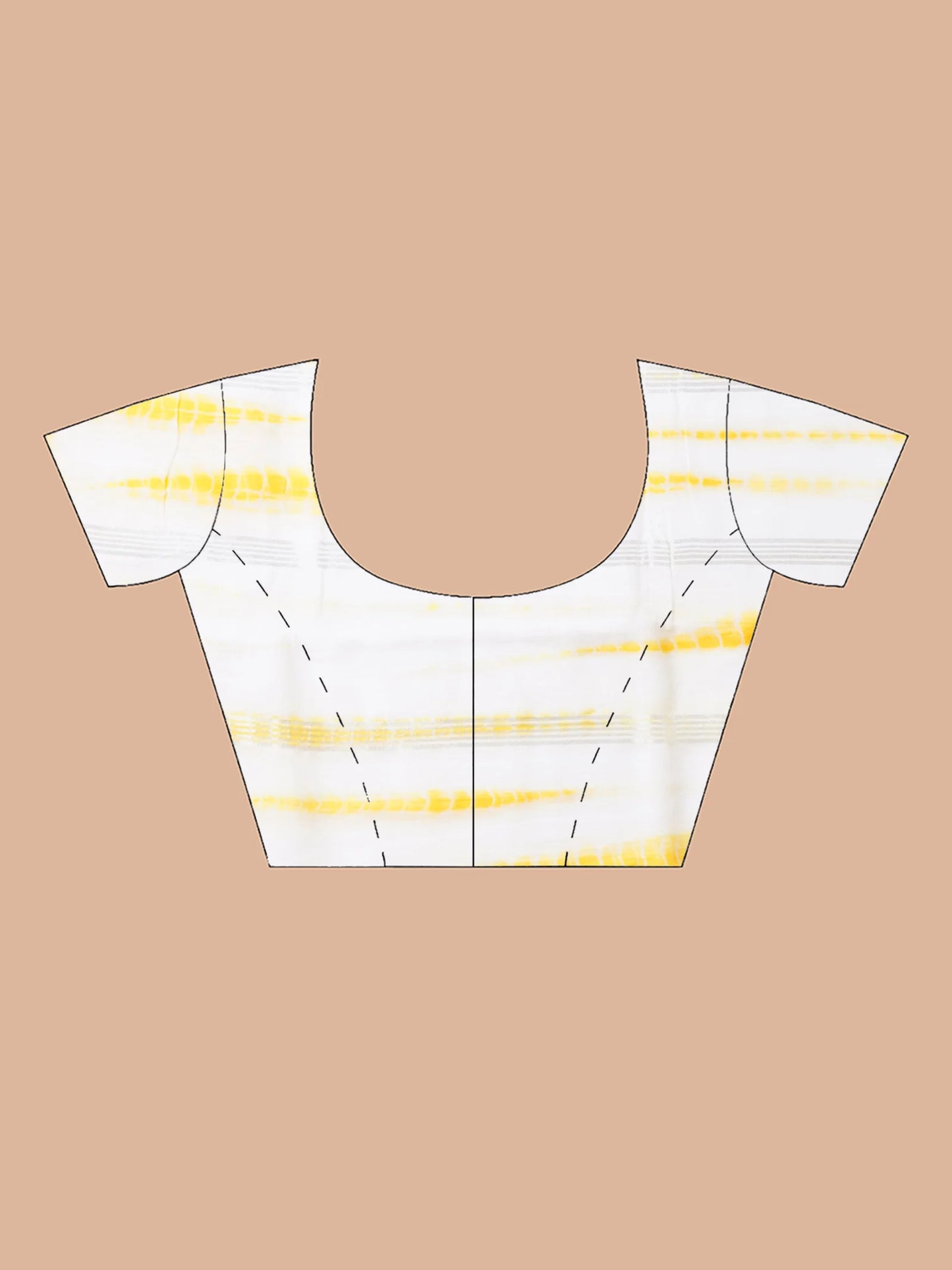 Mridang Shibori Printed Cotton Saree