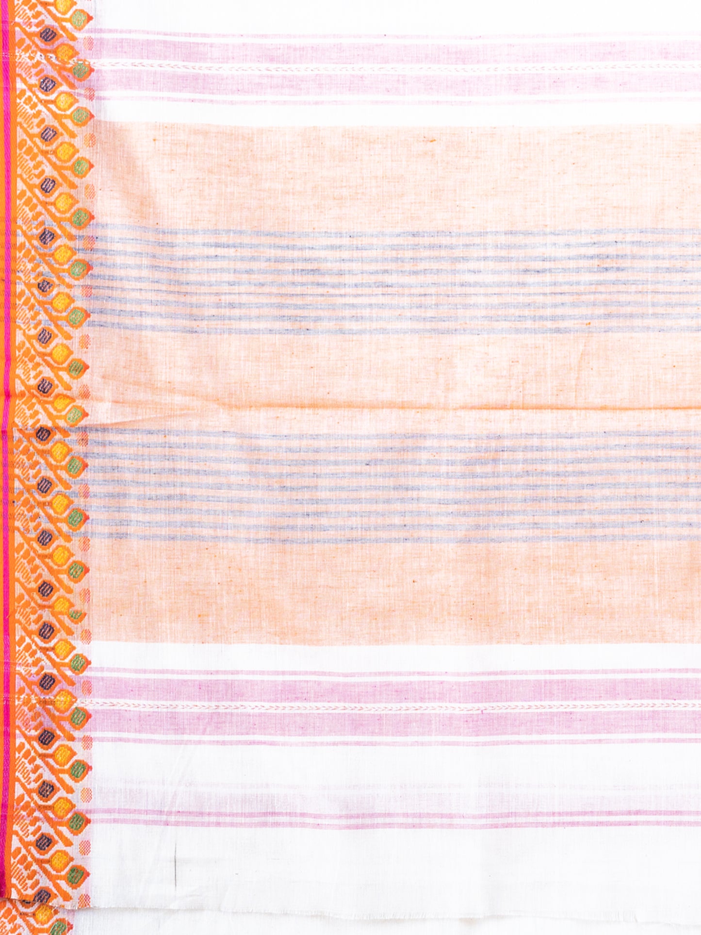 Shubhra Dhanekhali Cotton Saree