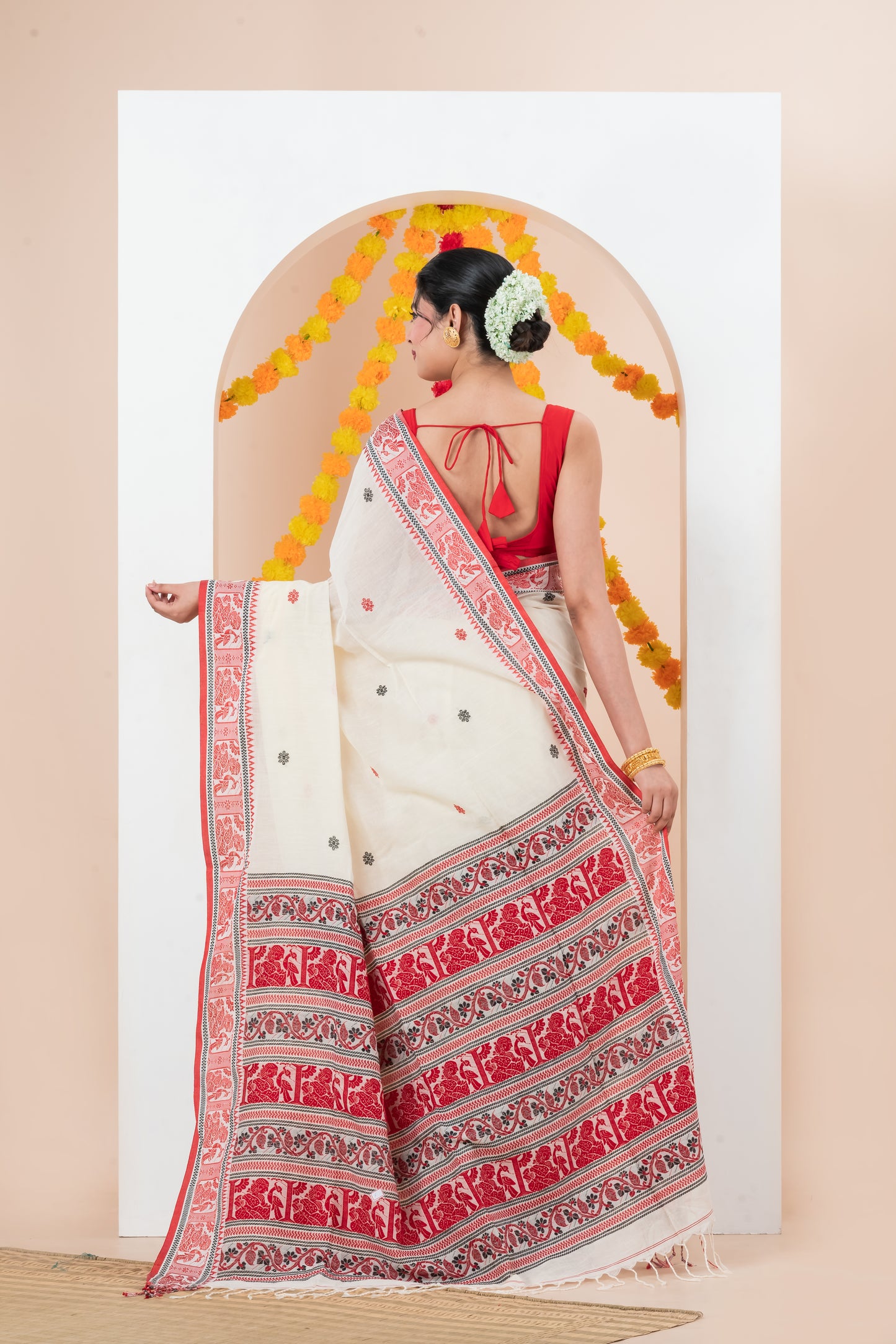 Pure Cotton Baluchuri Saree