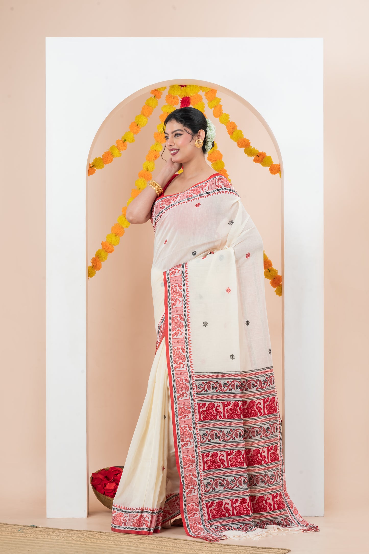 Pure Cotton Baluchuri Saree