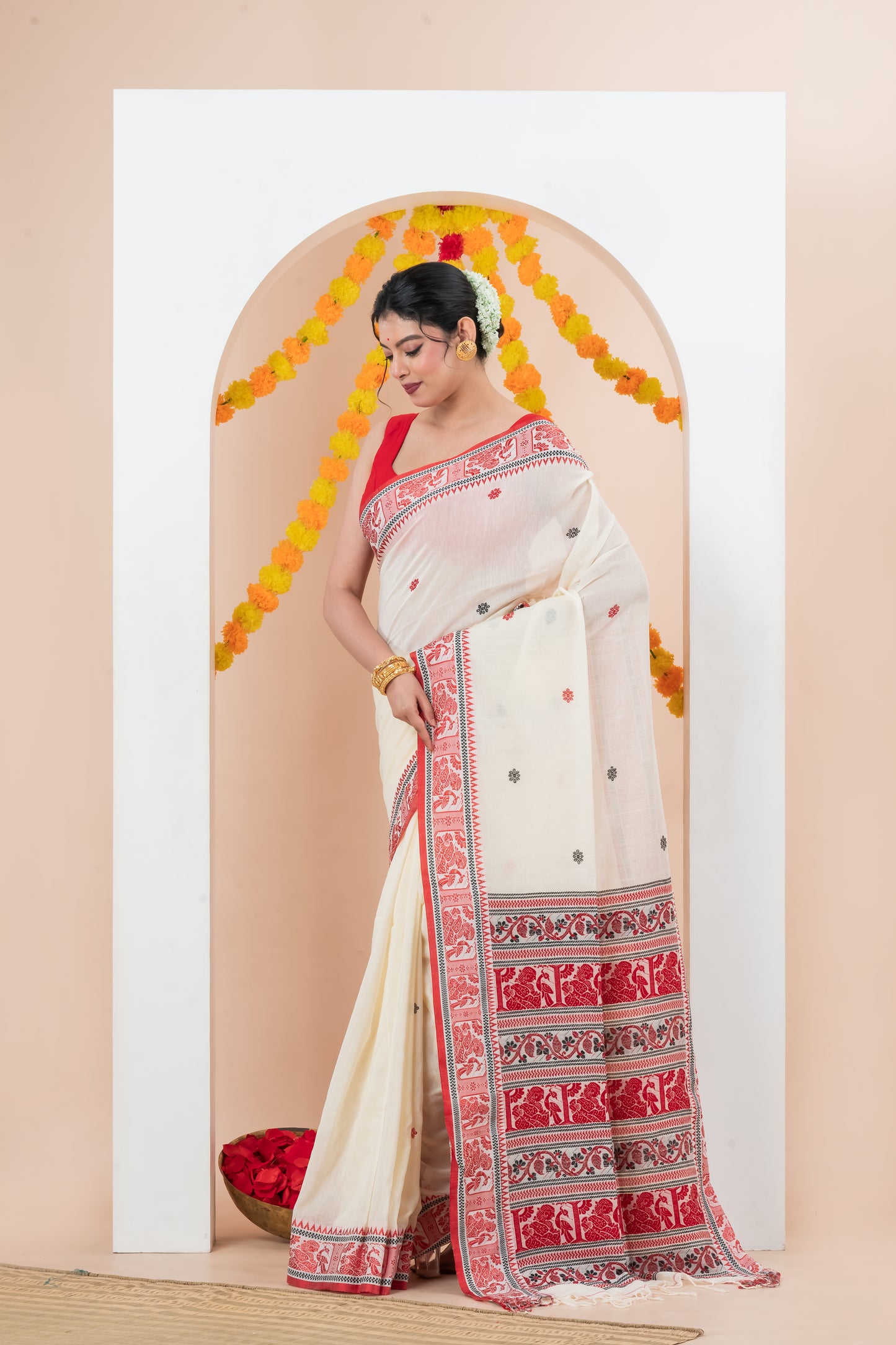 Pure Cotton Baluchuri Saree