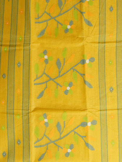 LOOMLIGHT PURE COTTON BENGAL JAMDANI SAREE