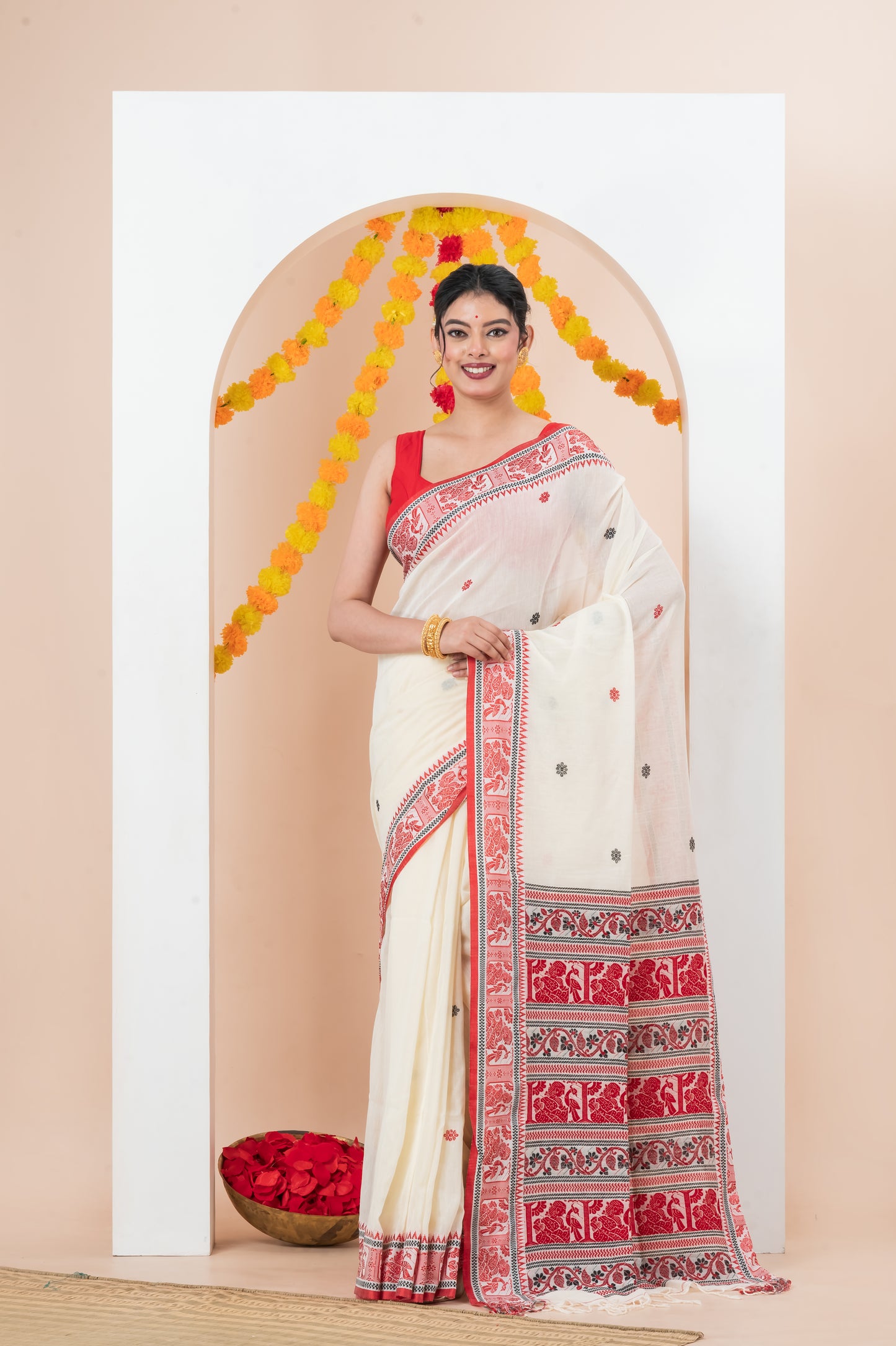 Pure Cotton Baluchuri Saree