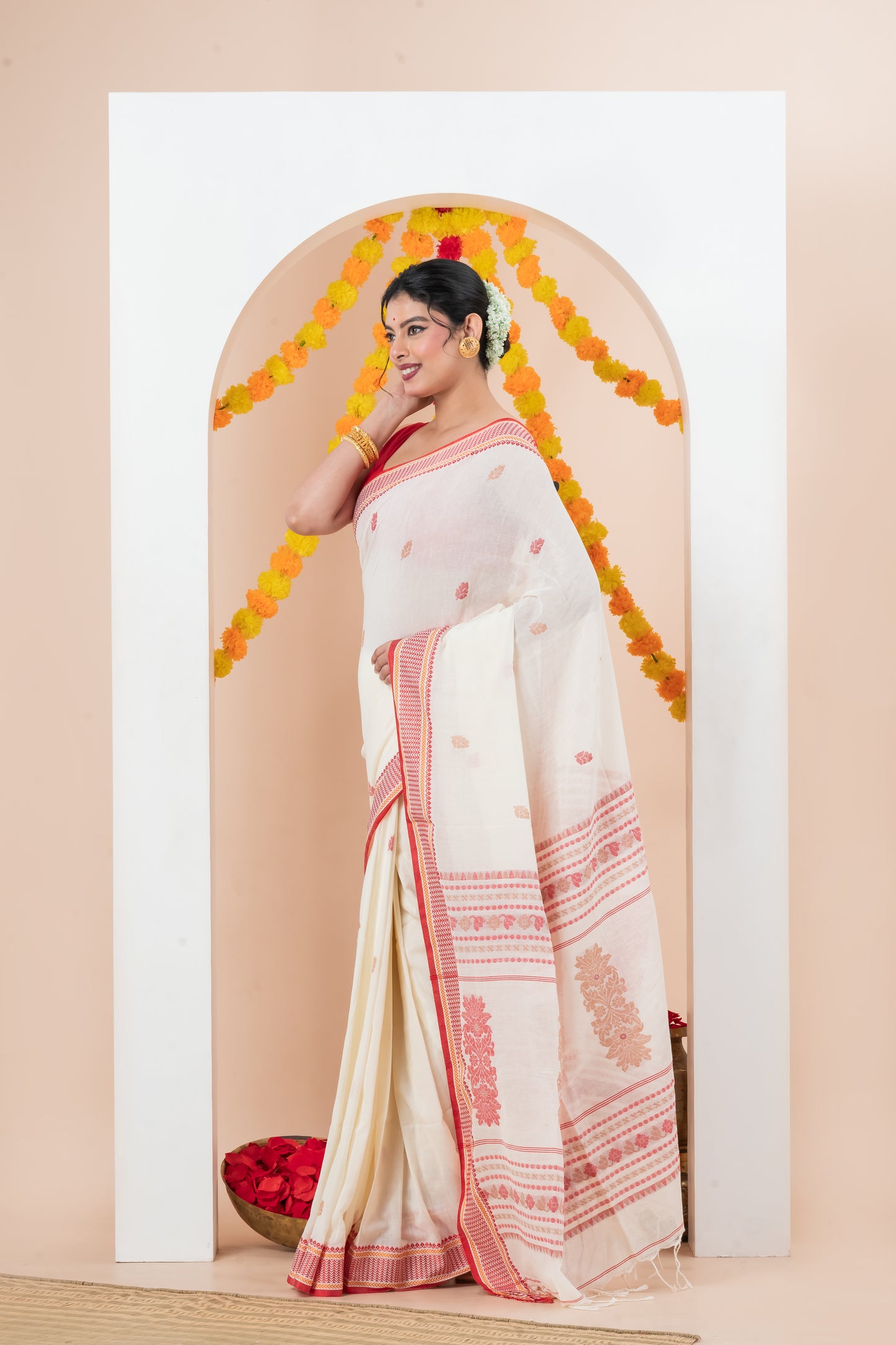 Pure Cotton Handwoven Saree