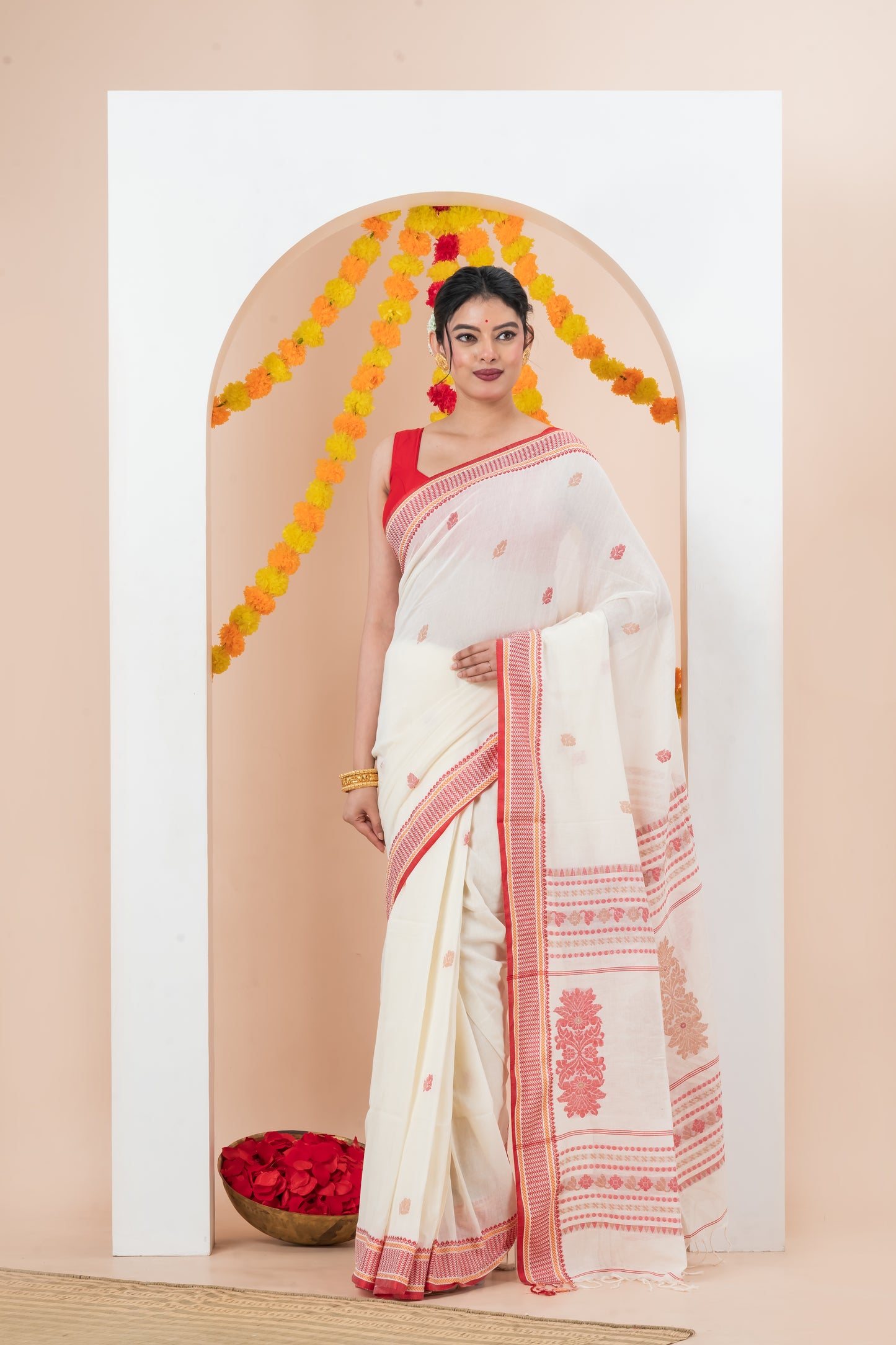 Pure Cotton Handwoven Saree