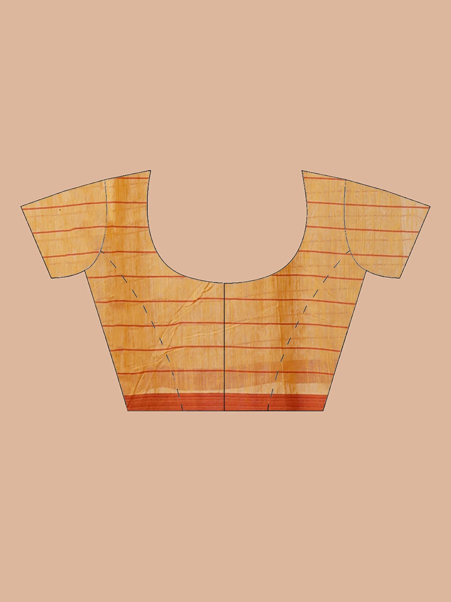 MERIGOLD SLUB COTTON JAMDANI SAREE