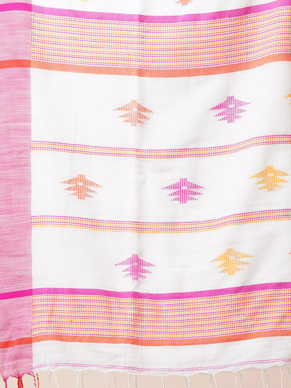 SNOWDRIFT BLENDED COTTON SAREE