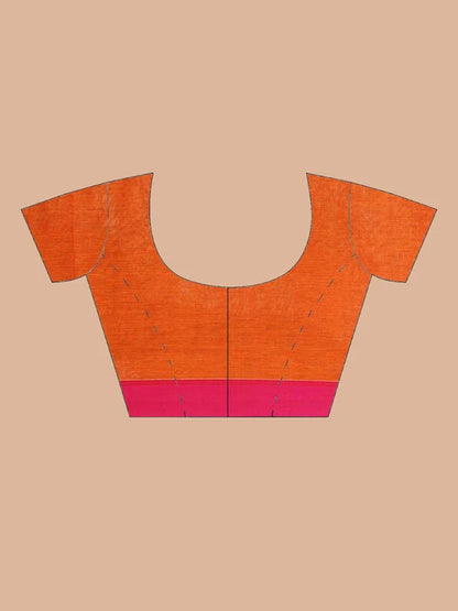 BRONZE BLOOM PURE KHADI COTTON SAREE