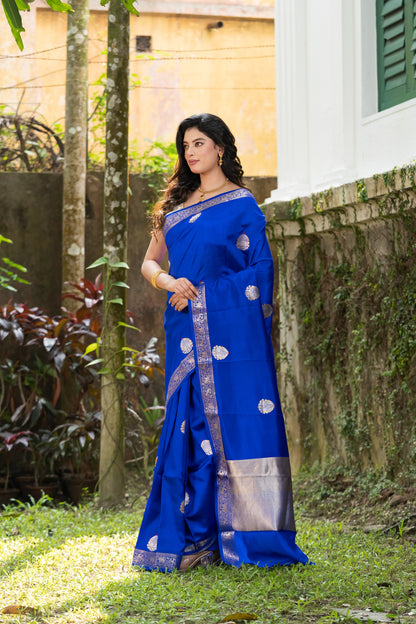 Pakhna pure mango silk minakari Banarasi saree