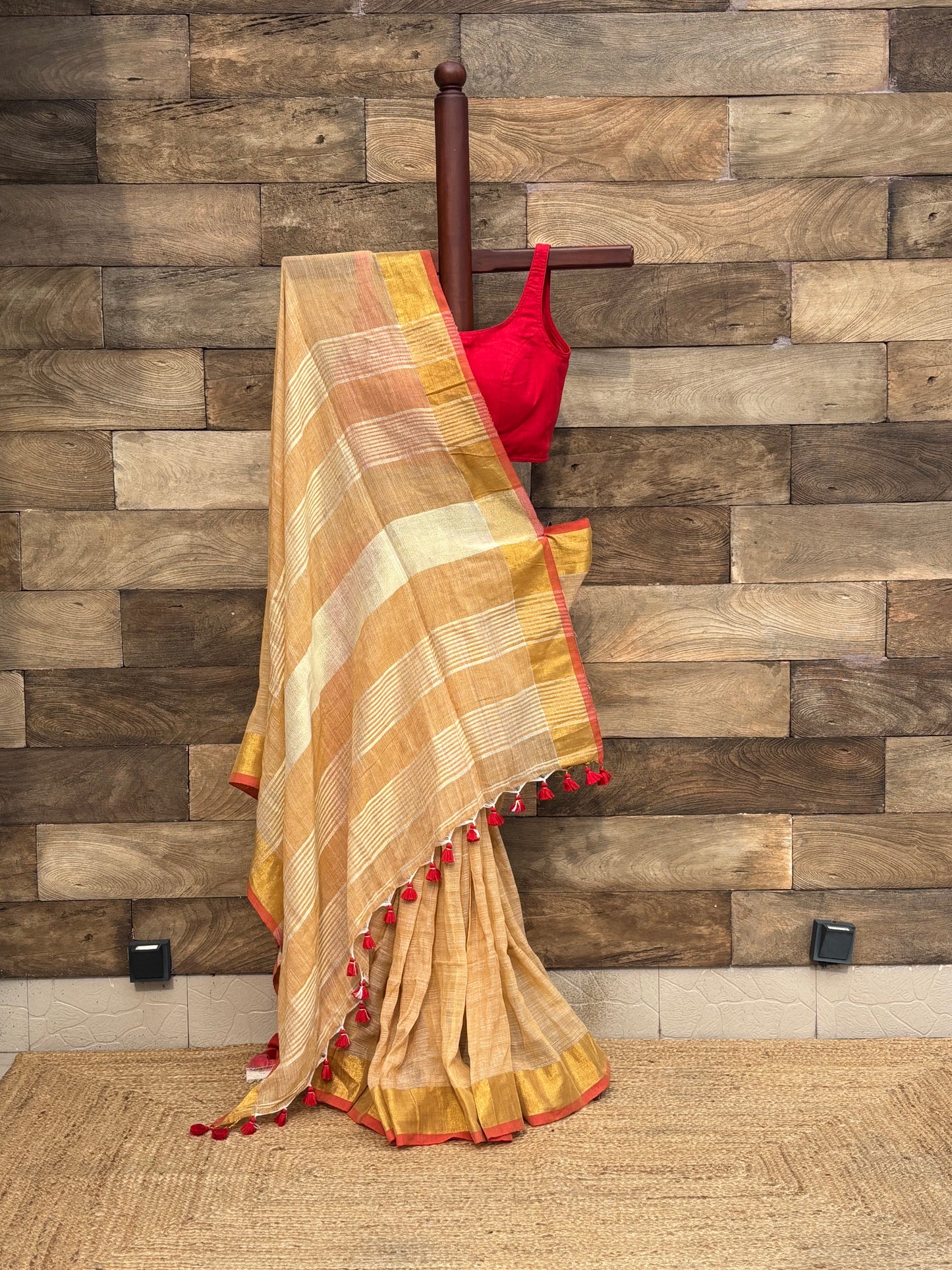 Cotton  tissue saree