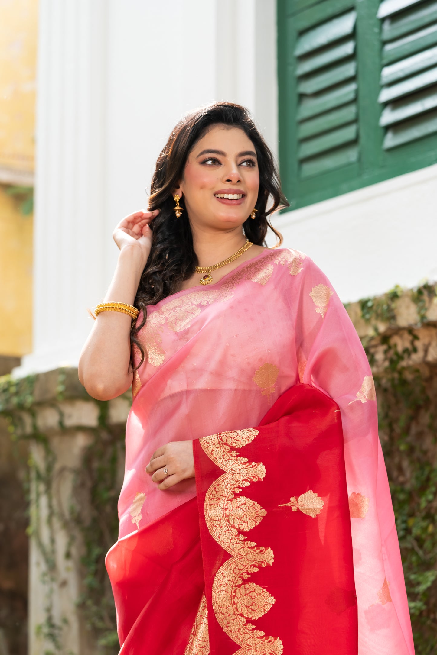 Pakhna pure Kora Banarasi saree