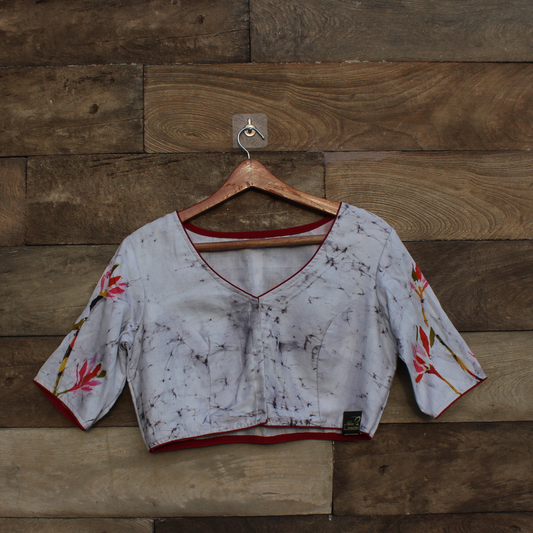 White hand batik