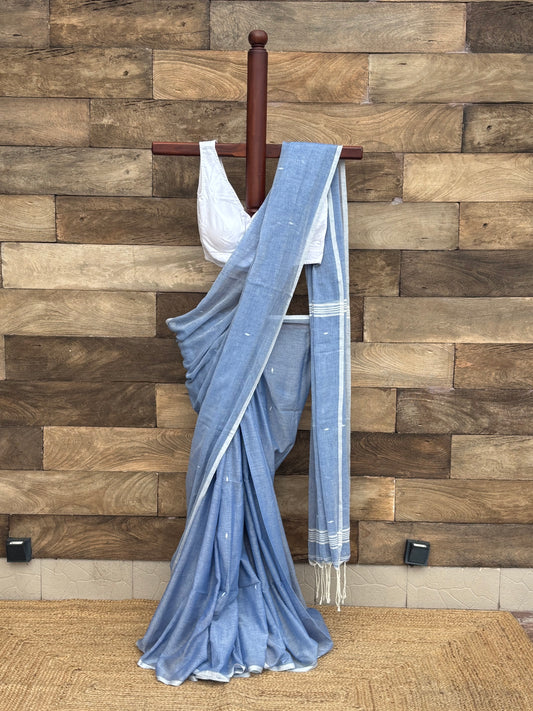 Soft Pure cotton Bengal jamdani saree