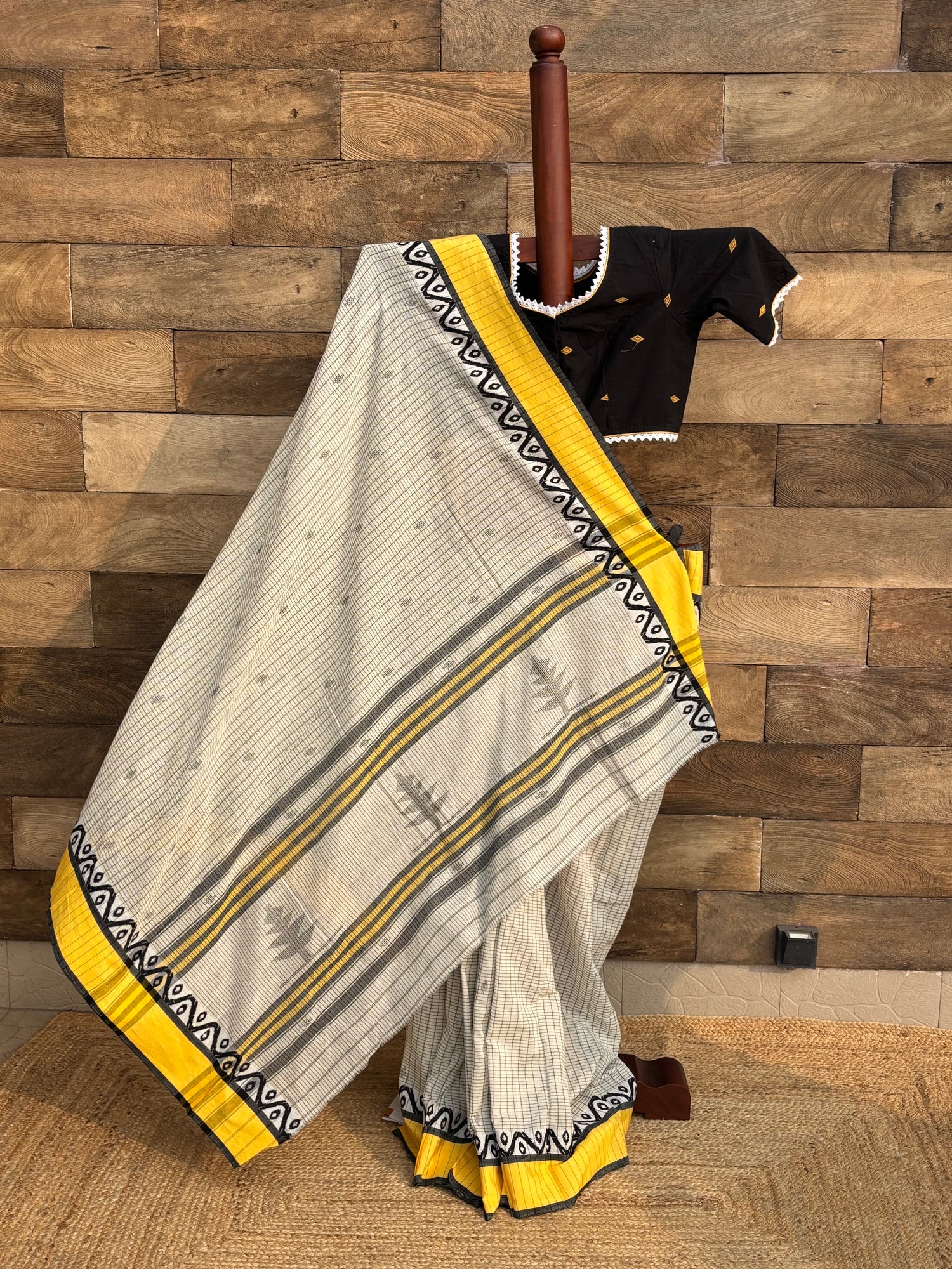 Pakhna Cotton Jamdani Saree