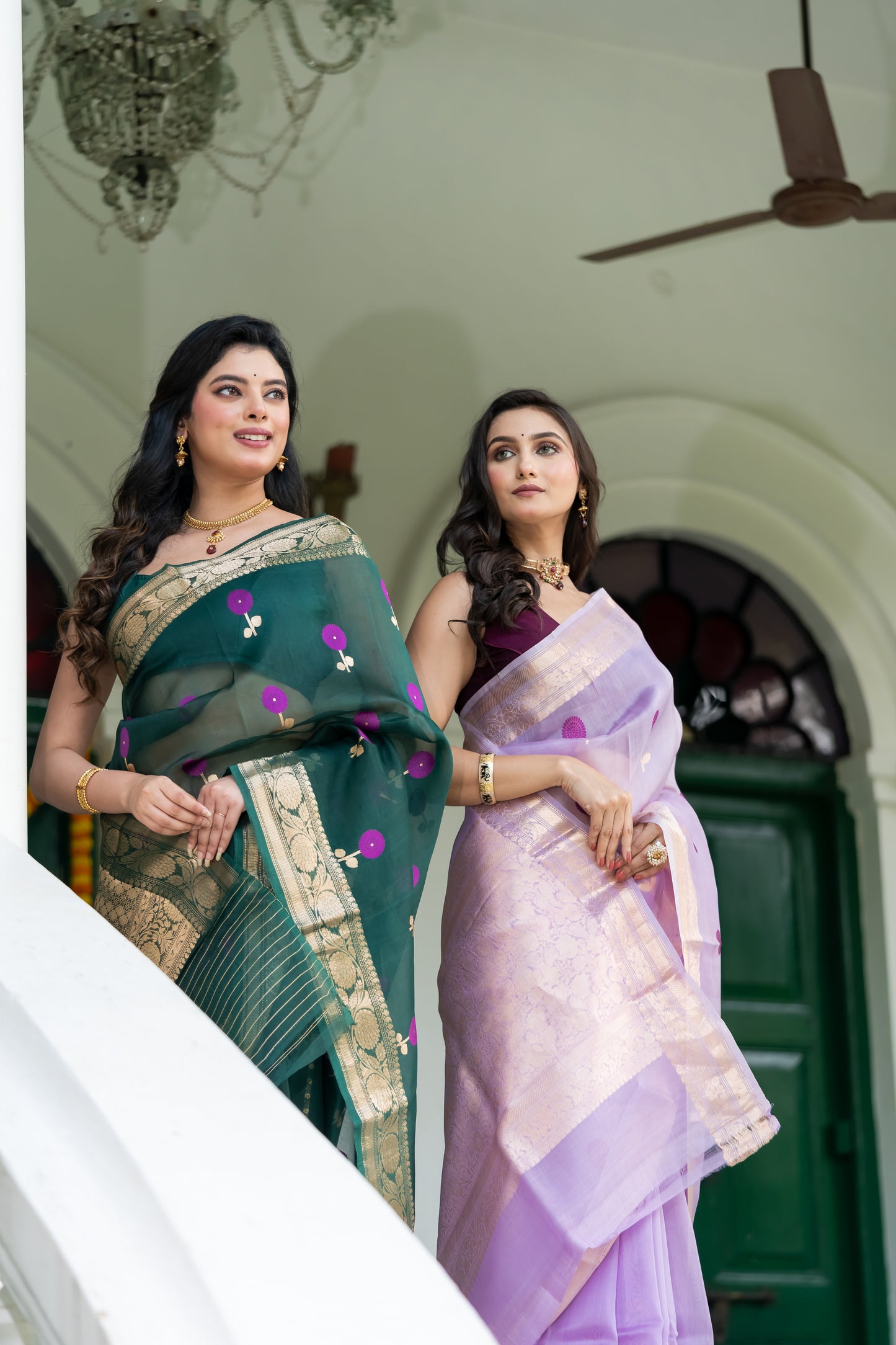 Pure Kora Banarasi saree