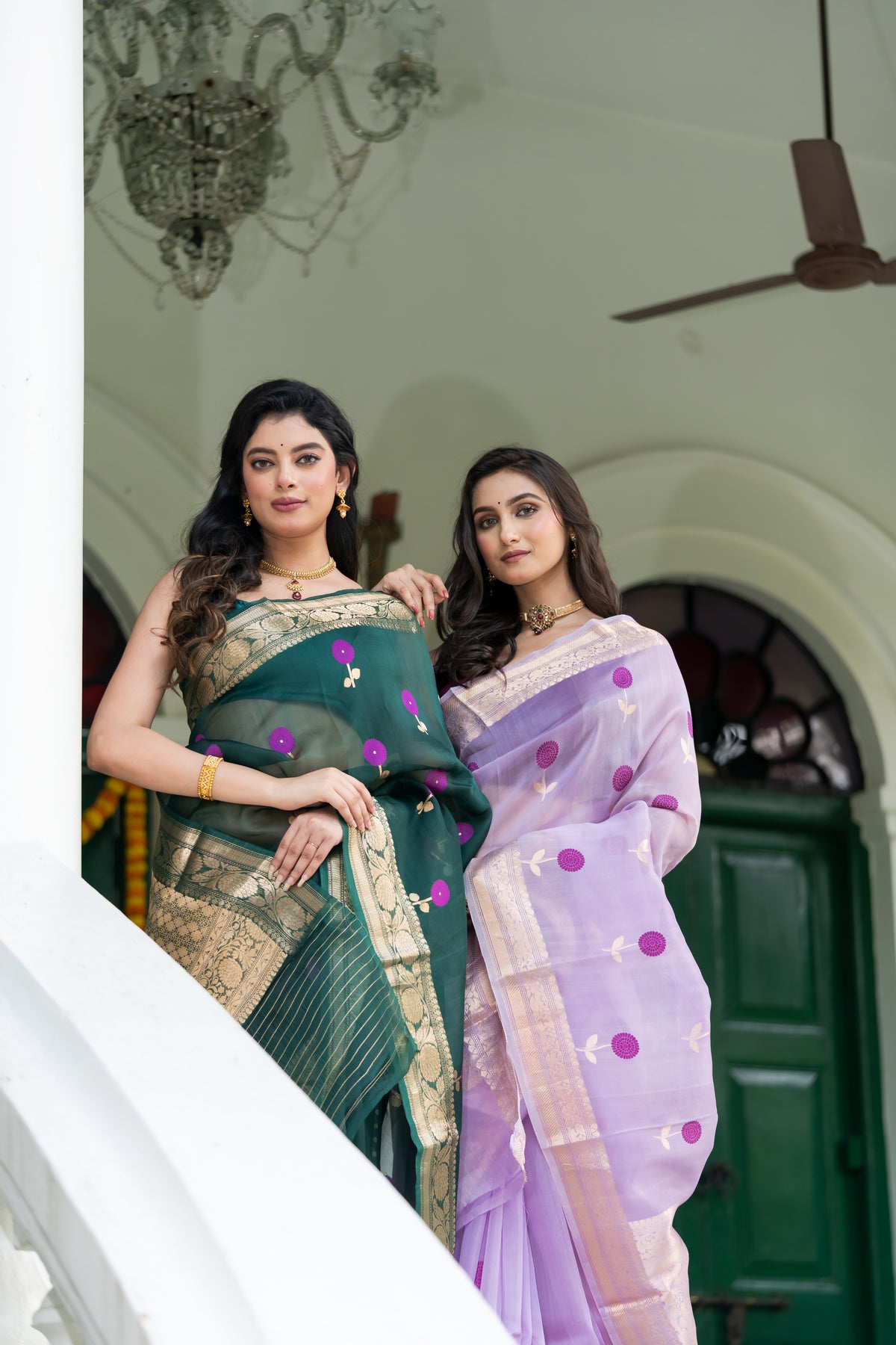 Pure Kora Banarasi Saree