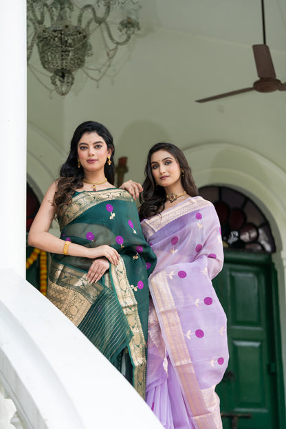 Pure Kora Banarasi saree