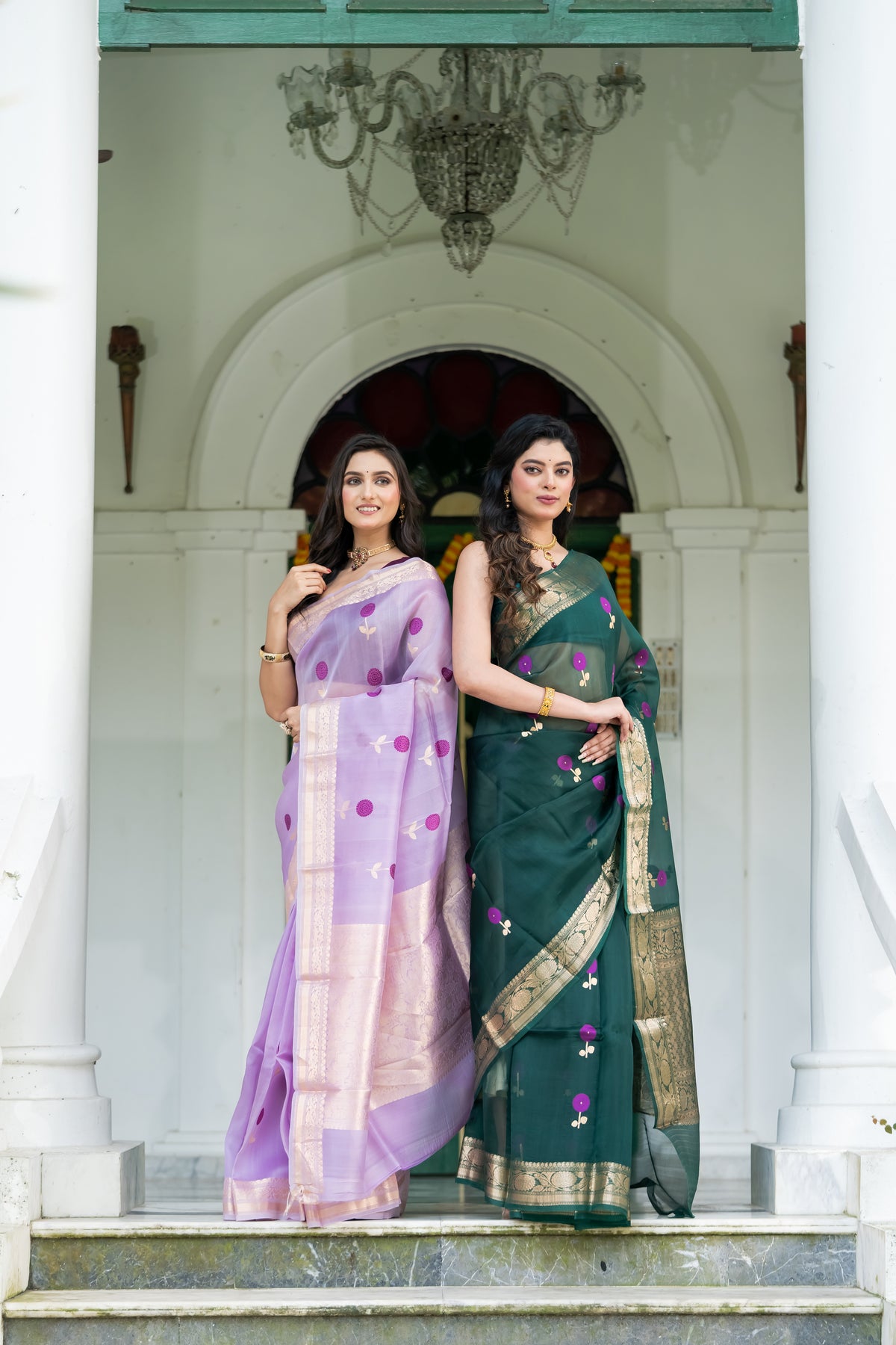 Pure Kora Banarasi Saree