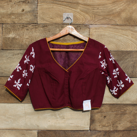 Cotton hand batik blouse