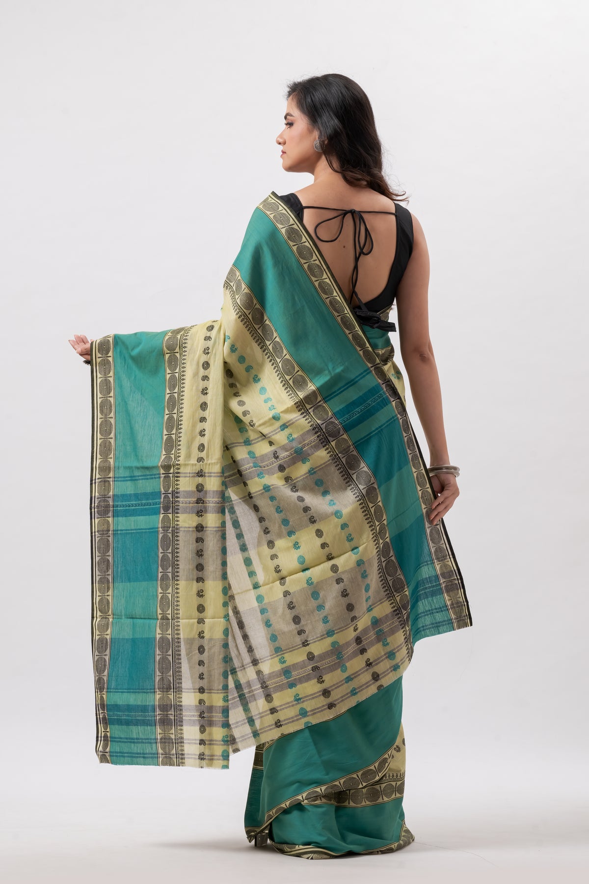 Pure Cotton Handwoven Saree Mahapar