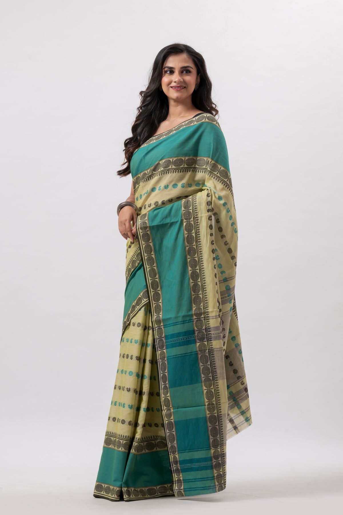 Pure Cotton Handwoven Saree Mahapar