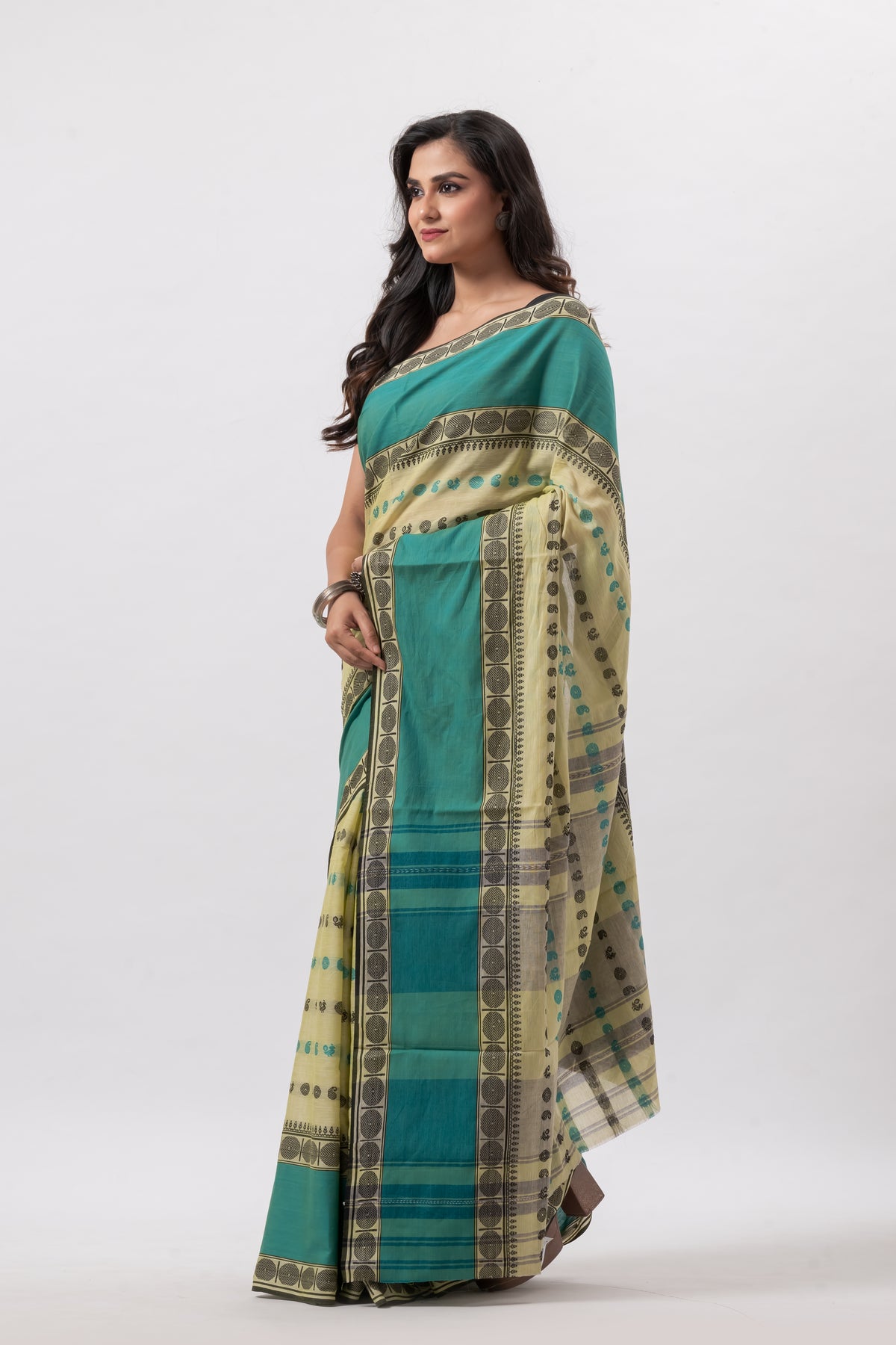 Pure Cotton Handwoven Saree Mahapar