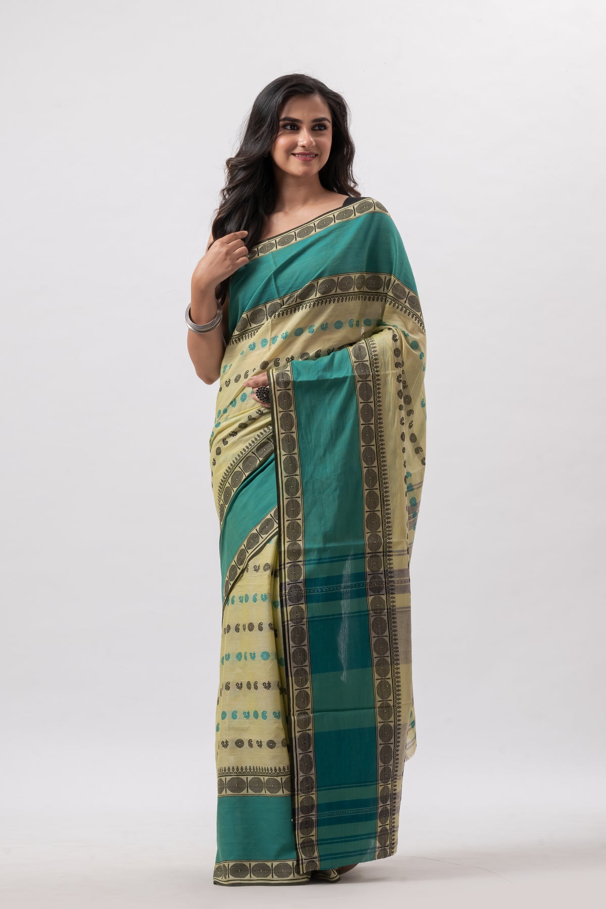 Pure Cotton Handwoven Saree Mahapar