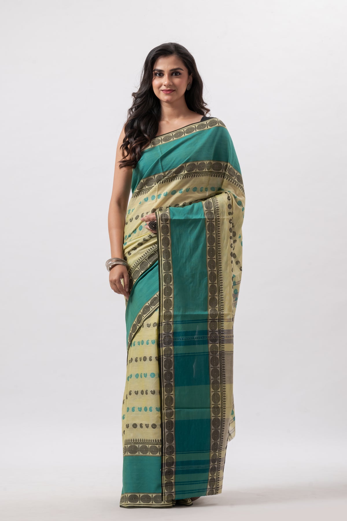 Pure Cotton Handwoven Saree Mahapar