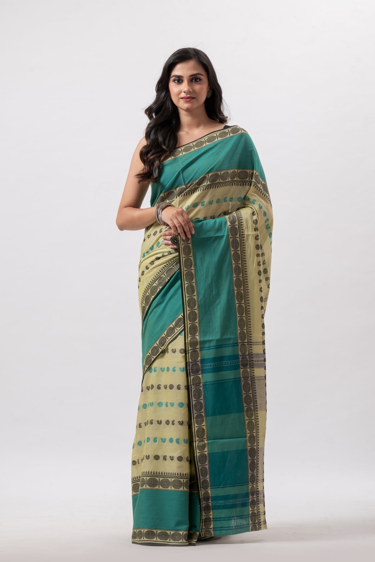 Pure Cotton Handwoven Saree Mahapar