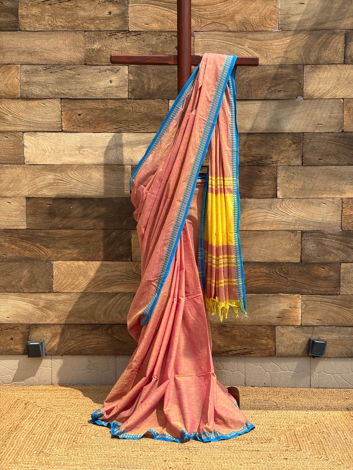 Pure Cotton Dhonekhali Saree 2