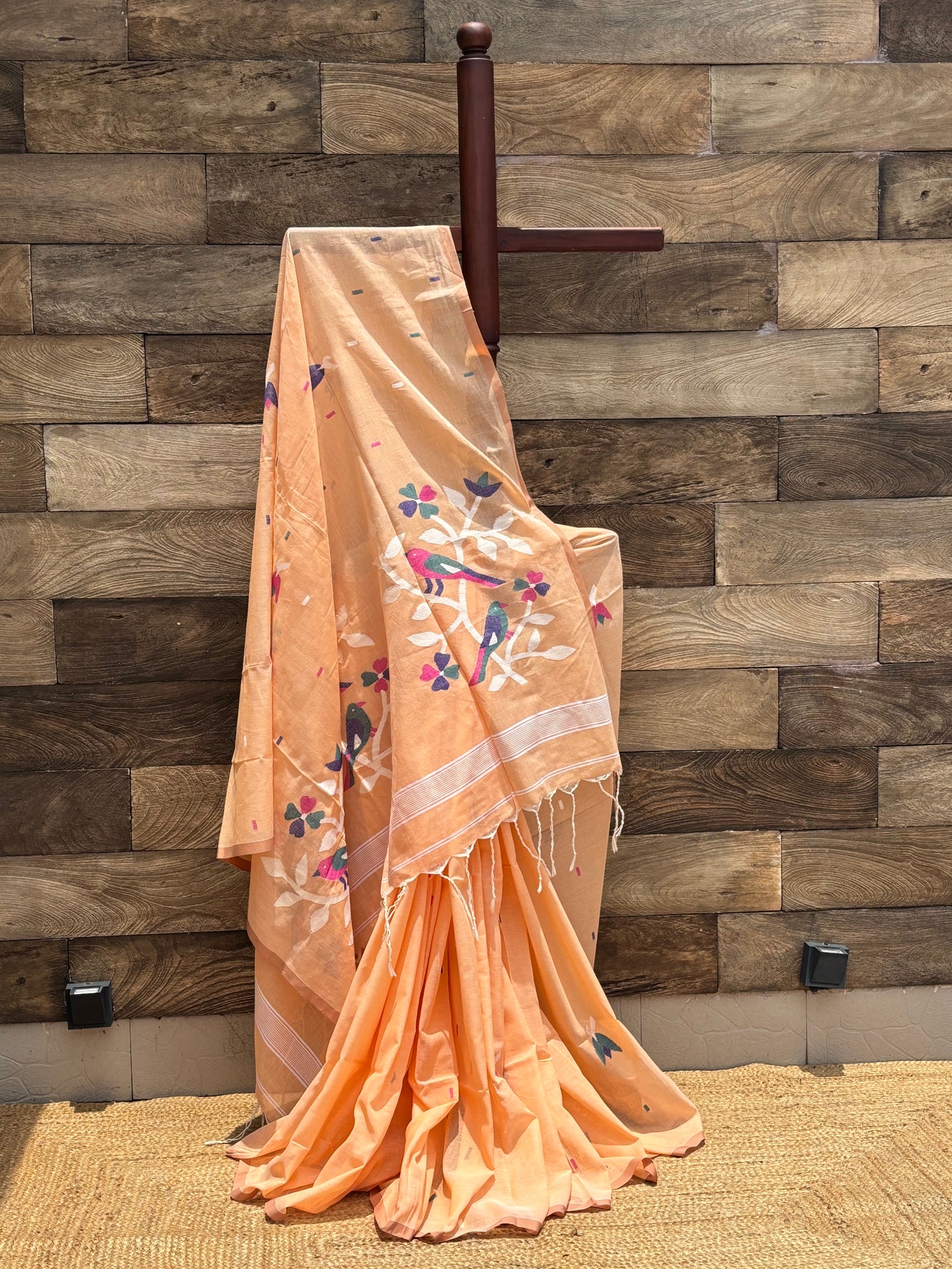 Pure Cotton Jamdani Saree